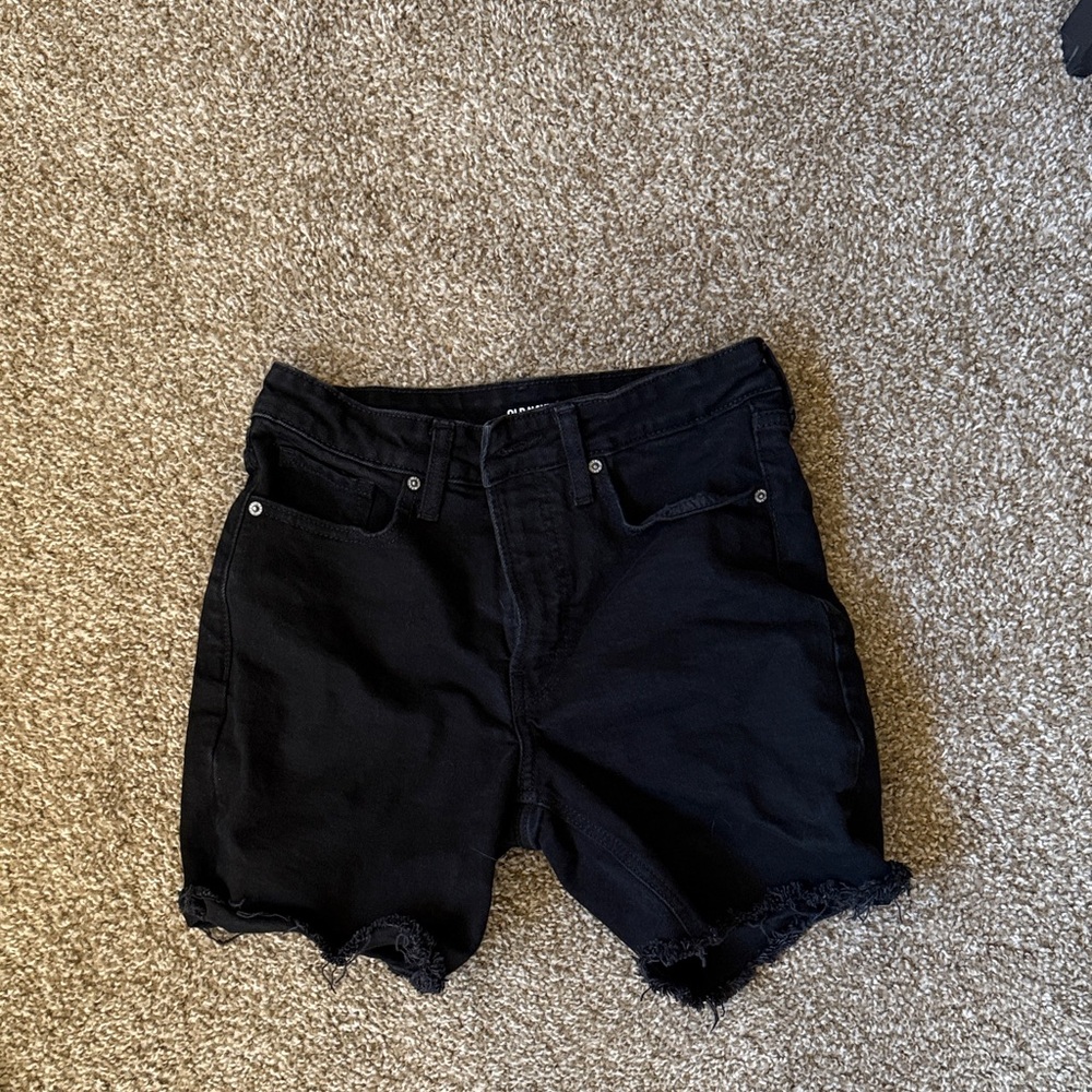 Old Navy Women's Black Jean Shorts